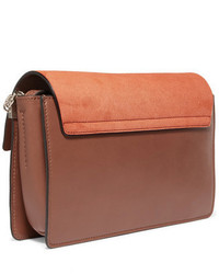 Sac bandoulière en daim marron clair Chloé