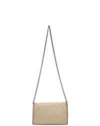 Sac bandoulière en daim marron clair Stella McCartney