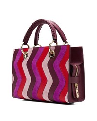 Sac bandoulière en daim multicolore Blumarine