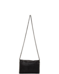 Sac bandoulière en daim noir Stella McCartney