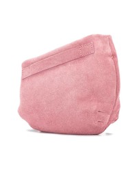 Sac bandoulière en daim rose Marsèll