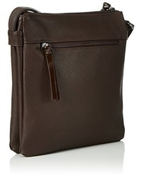 Sac bandoulière marron foncé Tamaris