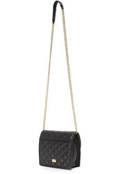 Sac bandoulière matelassé noir Moschino