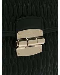 Sac bandoulière matelassé noir Furla