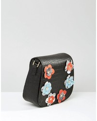 Sac bandoulière noir Asos