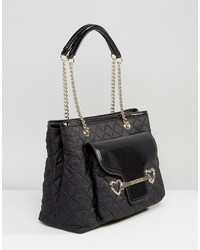 Sac bandoulière noir Love Moschino