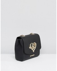 Sac bandoulière noir Love Moschino