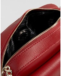 Sac bandoulière rouge Love Moschino