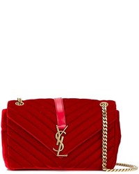 Sac bandoulière rouge Saint Laurent