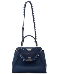 Sac bleu marine Fendi