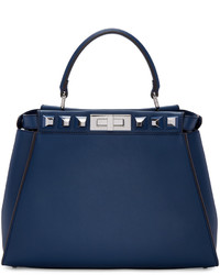 Sac bleu marine Fendi