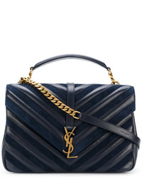 Sac bleu marine Saint Laurent