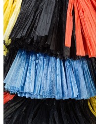 Sac bourse à franges multicolore Dvf Diane Von Furstenberg