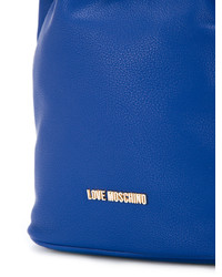 Sac bourse bleu Love Moschino