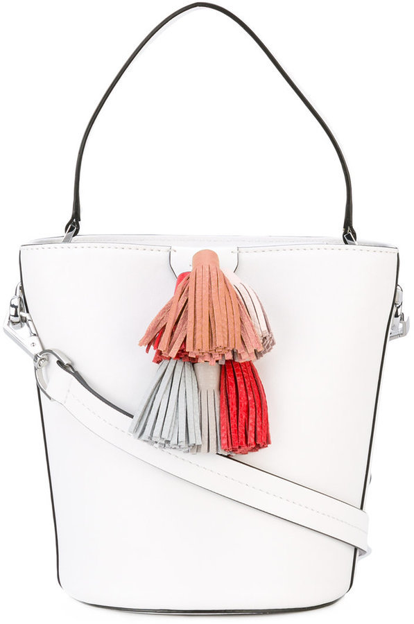 Sac Bourse En Cuir Blanc Rebecca Minkoff 339 Farfetch