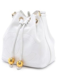 Sac bourse en cuir blanc WGACA