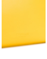 Sac bourse en cuir jaune Calvin Klein 205W39nyc