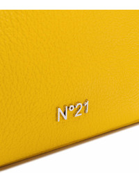 Sac bourse en cuir jaune No.21