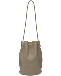 Sac bourse en cuir marron clair Building Block