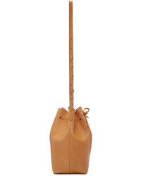 Sac bourse en cuir marron clair Mansur Gavriel