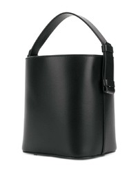 Sac bourse en cuir noir Nico Giani