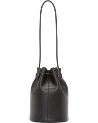 Sac bourse en cuir noir