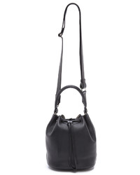 Sac bourse en cuir noir Anya Hindmarch