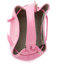 Sac bourse en cuir rose Furla