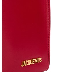 Sac bourse en cuir rouge Jacquemus