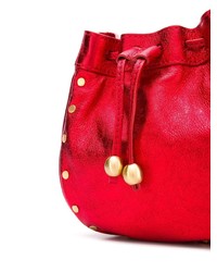 Sac bourse en cuir rouge Philosophy di Lorenzo Serafini