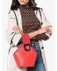 Sac bourse en cuir rouge Danse Lente