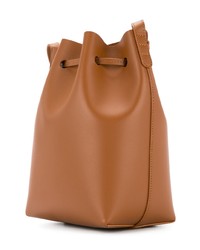 Sac bourse en cuir tabac Mansur Gavriel