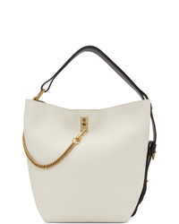 Sac bourse en daim blanc