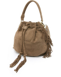 Sac bourse en daim marron Zimmermann