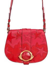 Sac en cuir à étoiles rouge