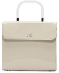 Sac en cuir beige Courreges