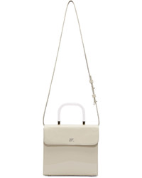 Sac en cuir beige Courreges