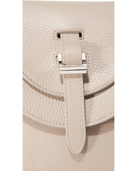 Sac en cuir beige Meli-Melo