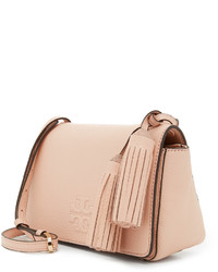 Sac en cuir beige Tory Burch