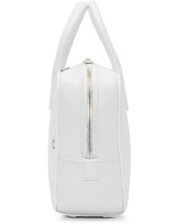 Sac en cuir blanc Courreges