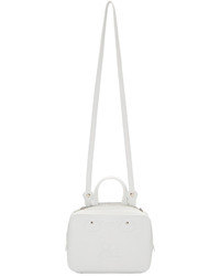 Sac en cuir blanc Courreges