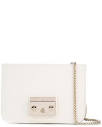 Sac en cuir blanc Furla