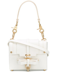 Sac en cuir blanc Niels Peeraer