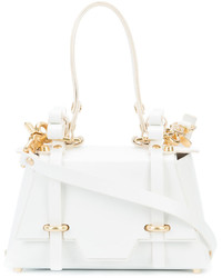 Sac en cuir blanc Niels Peeraer