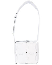 Sac en cuir blanc Paco Rabanne