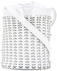 Sac en cuir blanc Paco Rabanne