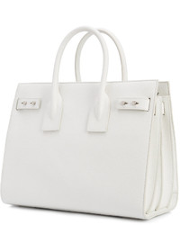 Sac en cuir blanc Saint Laurent