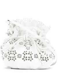 Sac en cuir blanc Simone Rocha