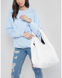 Sac en cuir blanc Asos