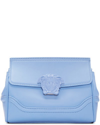 Sac en cuir bleu clair Versace